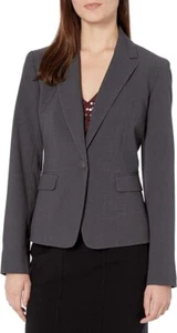 Nine West Bi Stretch Granite Color Blazer Welt Pockets (Size 4) Brand New! - Picture 1 of 7