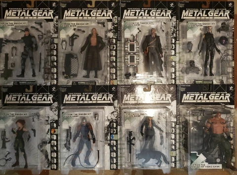 Metal Gear Solid 1 & 2 Mcfarlane Toys action figure lot 14 figures Cover