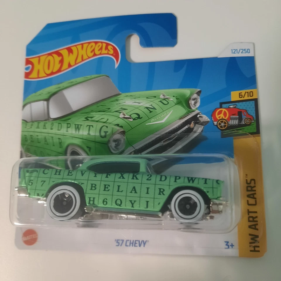 Hot Wheels 2024 Mattel '57 Chevy 121/250 HW Art Cars 6/10 - Immagine 1 di 1