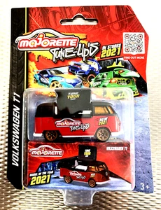 Majorette Volkswagen T1 MODEL OF THE YEAR 2021 "TUNEUPS" VW KOMBI SAMBA - Picture 1 of 1