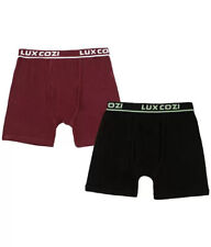 Lux Cozi Men's Cotton Long Trunk Underwear | (Colors May Vary) - Pack OF 2