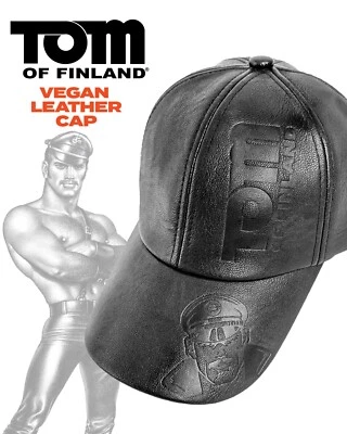 Tom of Finland Vegan Leather Cap Hat - Image 1 of 4