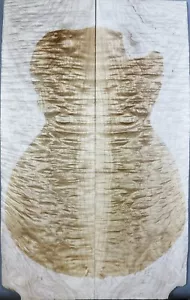 Juego de tapa de guitarra eléctrica 5A acolchado madera de arce bookmatch Luthier Supply - Imagen 1 de 4