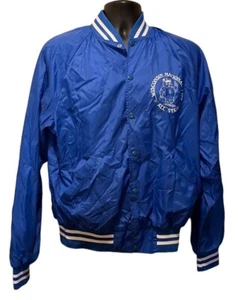 Vintage WISCONSIN NATIONAL LIFE ALL~STARS Windbreaker Bomber Coat~Jacket~Owl - Picture 1 of 7