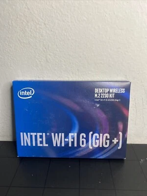 New INTEL AX200NGW Wi-Fi 6 (Gig+) M.2 Card with Antennas Sealed - Image 1 of 2
