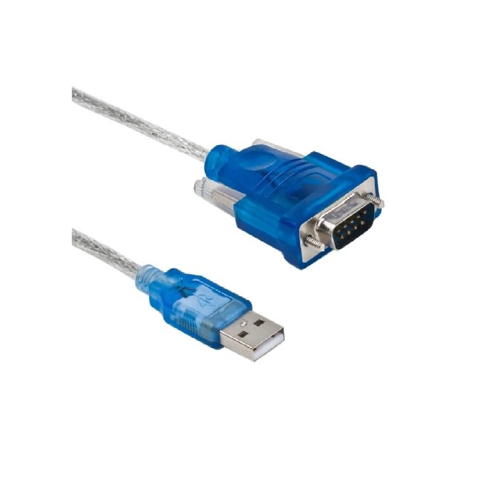 ADATTATORE CONVERTITORE USB SERIALE PARALLELO RS232 CAVO 9 PIN COM DECODER - Immagine 1 di 1