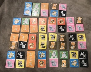 Vintage Whitman Cardboard Animal Dominoes For Kids 1976 *Missing One* - Picture 1 of 2