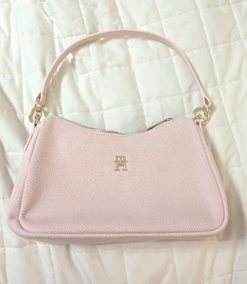 Tommy Hilfiger Bolso de Hombro Rosa Lona Amapola Foto 1 de 4