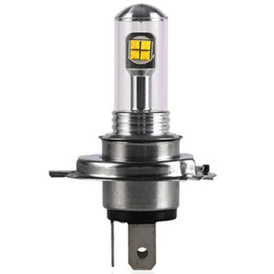 For Motorcycle H4 6500K LED Hi/Lo Beam Front Light Bulb Super Bright Headlight - Image 1 of 4