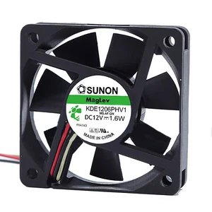 New SUNON 6015 12V 1.6W 6CM KDE1206PHV1 CPU Cooling Fan - Picture 1 of 7