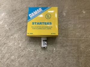 FS-5 DAMAR 4-8W FLUORESCENT LAMP STARTER  - Picture 1 of 1