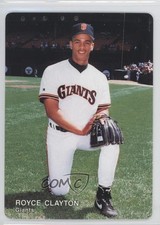 1992 Mother's Cookies San Francisco Giants Stadium Giveaway Royce Clayton #4