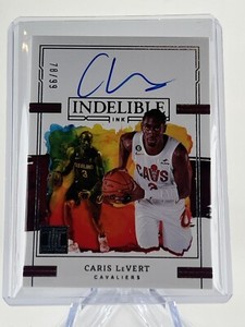 2022-23 Impeccable Caris LeVert Indelible Auto Autograph #78/99 Cavaliers