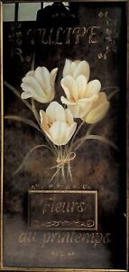 Fabrice de Villeneuve Tulipe A5511F 22 × 41 Canvas Art (LOCAL PICKUP ONLY)