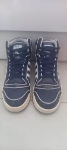 Adidas Top Ten Hi Navy White Silver Uk10.5 - Picture 1 of 17