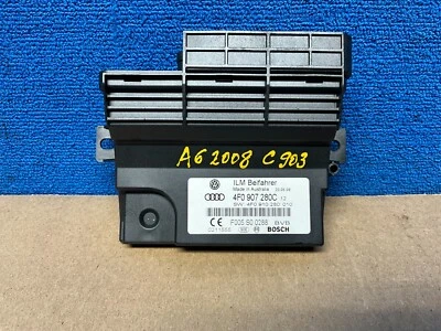 2005-2008 AUDI A6 C6 ONBOARD POWER SUPPLY CONTROL MODULE OEM 4F0907280C - Image 1 of 4
