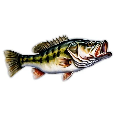 Calcomanía de vinilo de boca grande para pesca de peces coche impermeable boca grande barco Foto 1 de 4