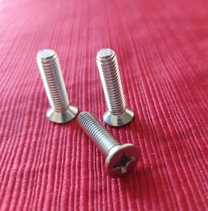 Replacement Honda Pilot Ridgeline Odyssey Door Latch Flat Head Screw Three Pack - Picture 1 of 3