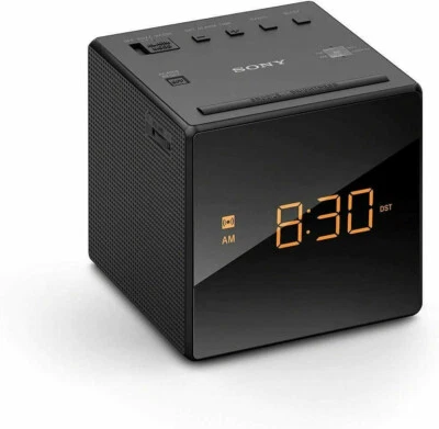 Sony ICF-C1 Desktop Alarm Clock AM FM Radio Black Sony ICFC1 - Image 1 of 4