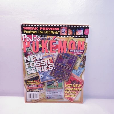 De Colección Pokemon Pojo's New Fossil Series Diciembre 1999 Vol 1 Nº 2 Cartas Imágenes Foto 1 de 4