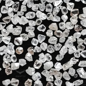 200 Pcs Natural Raw White Diamonds - Loose Rough Uncut, 1.00 CT Total - Picture 1 of 8