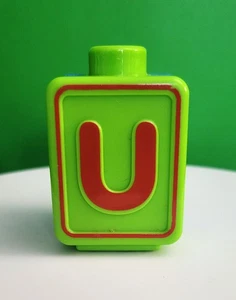 VTech Alphabet Activity Cube Replacement Double Sided U/H Letter Block - Picture 1 of 2