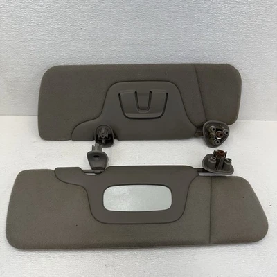 1999-2006 Chevrolet Silverado GMC Sierra Sun Visor Passenger Driver Set Gray OEM - Image 1 of 4