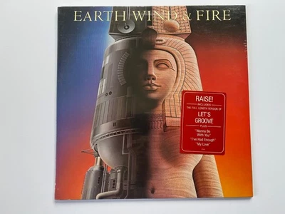 EARTH, WIND & FIRE ‎– Raise!  1981 1st LP SEALED vinyl record HYPE sticker - Image 1 of 4