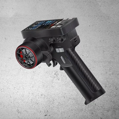 HotRC CT-10B RC Funksender 10CH 2.4G Fernsteuerung und F-10A PWM GFSK Empfängem2 - Bild 1 von 4