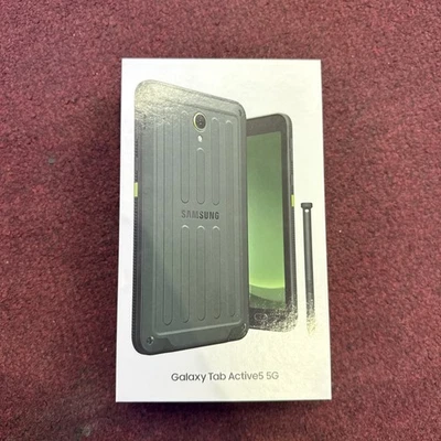 Samsung Galaxy Tab Active5 (8", 5G) Verde SM-X308U 128GB + 6GB RAM Resistente - GSM Foto 1 de 4