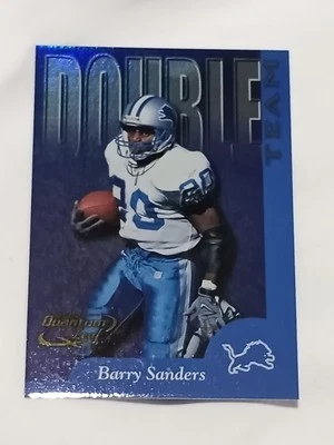 2000 Quantum Leaf Double Team Barry Sanders & Charlie Batch #DT-25 1435/1500 - Image 1 of 2