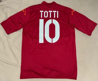 Camiseta deportiva local de la diadora de Totti#10 de la Roma 2003-04 Foto 1 de 4