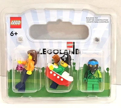 Legoland Park Minifigure Set - 3 LEGO Custom Resort Figures in Blister Pack - Image 1 of 4