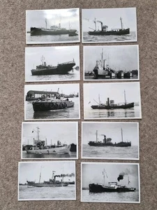 10 Original WW2 era Merchant Navy Ship Wright & Logan Library Photos 14x9cm #2 - Picture 1 of 12