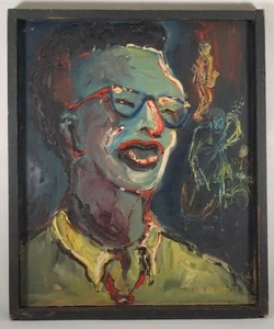 "Brubeck Time" di Dick Maw #30 in serie Jazz dipinto olio originale 1960 20x24" - Foto 1 di 10