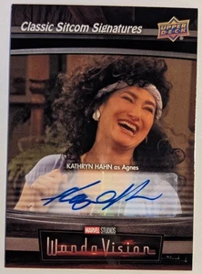 2022 Upper Deck WandaVision Classic Sitcom Signatures Auto Kathryn Hahn CS70-KH - Picture 1 of 2