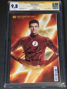 Grant Gustin SIGNED & "The Flash" Earth-Prime 5 2022 Photo Cover AUTO CGC 9.8 SS - Picture 1 of 2