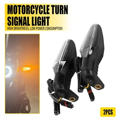 Par de luces indicadoras de giro luz ámbar para BMW LC R1200R R1200RS 2015-2018 Foto 1 de 4