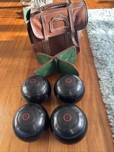 Thomas Taylor Top Grade Lignoid 4x Bowls Size 5 1/16 No.3 Bias With Bag - Picture 1 of 8