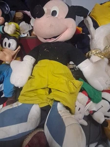 2000 Mattel Jumbo MICKEY MOUSE Fisher-Price Stuffed Plush Toy Disney - Picture 1 of 4