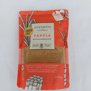 GUATAVITA de COLOMBIA Panela Organic Whole Cane Sugar 500g Bag Colombia DHDL ✅✅✅✅ - Picture 1 of 2
