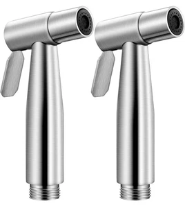 Juego de 2 cabezales de pulverización de bidé de mano de acero inoxidable para baño K - Imagen 1 de 4