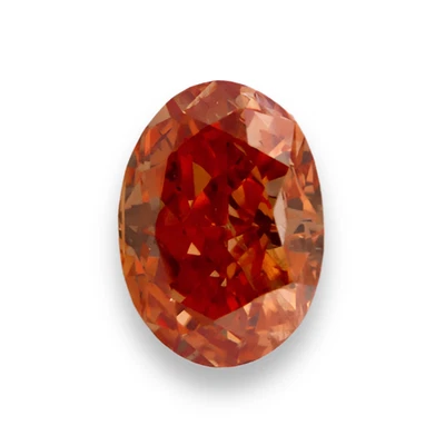 Extreamly Rare - Red Fluorescent Diamond 0.19ct Orange Diamond Collectors GIA - Image 1 of 4