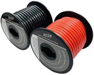 10 Gauge Wire【Red 25ft + Black 25ft】 High Temp Silicone Wire 200 Degree C - U... - Picture 1 of 7