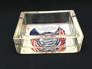 Glass Dresser Dish Amalgamated Assn Street, Electric R.Y Motor Coach Employees - Picture 1 of 9