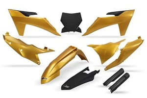 UFO Plastikkit Verkleidungssatz für KTM SX SX-F 2023-2024 gold - Bild 1 von 1