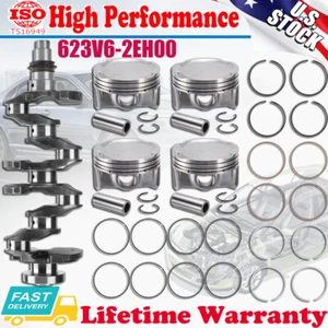 Engine Piston & Ring+ Crankshaft 230412E100 For Hyundai Elantra Kia Forte 2.0L - Picture 1 of 15