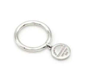 Tiffany & Co. Anhänger Charm Sterlingsilber Return To Tiffany Dangle runder Ring - 6 - Bild 1 von 4