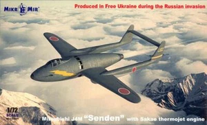 MikroMir Modelle 1/72 MITSUBISHI J4M ""SENDEN"" mit SAKAE THERMOJET MOTOR - Bild 1 von 5