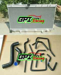 For Subaru Impreza WRX STI GG GD 1.6L/2.0L/2.5L 02-07 Aluminum Radiator +Hose - Picture 1 of 12